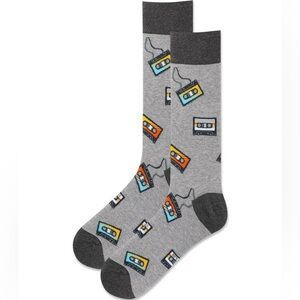 HotSox Men’s Cassette Tape Socks